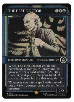 MTG The First Doctor Showcase FOIL Universes Beyond: Doctor Who (WHO) Rare #0552 - Image 1