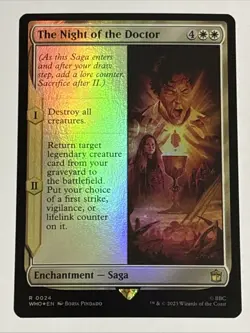 MTG Universes Beyond: Doctor Who The Night of the Doctor Foil 0024 NM Rare - Image 1