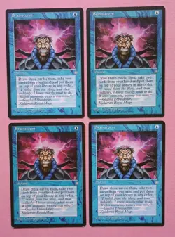 Magic the Gathering MTG Ice Age BRAINSTORM X 4 (3 LP/EX & 1 MP) C 1995 Nice! - Image 1