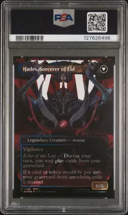 2025 MTG FINAL FANTASY EMET-SELCH, UNSUNDERED/HADES, SORCERER OF ELD PSA 10 - Image 2