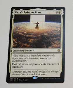 MTG Urza's Ruinous Blast 039 Dominaria Rare LP x1 - Image 1