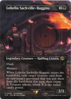 Lobelia Sackville-Baggins (Borderless) R Universes Beyond: The Lord of the Rings - Image 1