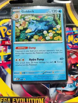 Pokemon Mega Evolution Golduck Three Booster Blister - Image 2