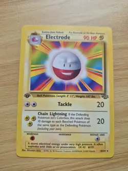 1999 Pokemon Electrode 1st Edition Non Holo Jungle 18/64 (Pack Fresh) - Image 1