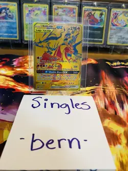 Pokemon TCG Reshiram & Charizard GX Sun & Moon SM247 Holo Promo NM/M - Image 1
