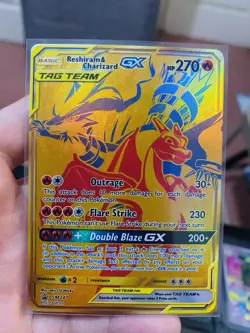 Pokemon TCG Reshiram & Charizard GX Sun & Moon SM247 Holo Promo NM/M - Image 2