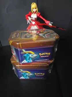POKEMON TCG IRON BOULDER ex240 PARADOX DESTINIES TIN w/4 BOOSTER PACKS LOT 2 - Image 5