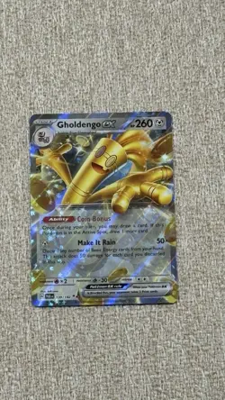 Pokemon TCG Gholdengo EX-139/182-SV04: Paradox Rift MINT CONDITION SHIPS TODAY - Image 1