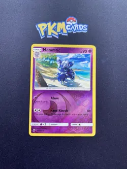 Pokemon TCG Meowstic Burning Shadows 60/147 Reverse Holo Rare MP. - Image 1