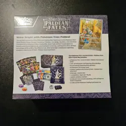 Pokemon TCG ETB Paldean Fates Elite Trainer Box New Sealed - Image 2