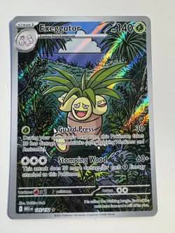 Pokemon Exeggutor 135/132 Illustration Rare Mega Evolutions NM - Image 1