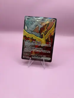 Pokemon Team Rockets Moltres EX TCG Holo Illustration Rare Full Art - Image 1