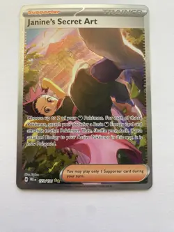 Janine’s Secret Art SIR 173/131 Pokemon TCG Prismatic Evolutions NM/M - Image 1