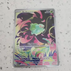 Pokemon Bulbasaur IR Mega Evolution 133/132 In Hand English - NM- Pack Fresh - Image 1