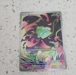 Pokemon Bulbasaur IR Mega Evolution 133/132 In Hand English - NM- Pack Fresh - Image 2