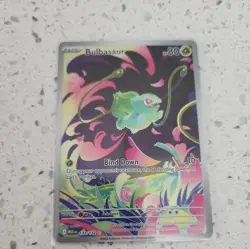 Pokemon Bulbasaur IR Mega Evolution 133/132 In Hand English - NM- Pack Fresh - Image 4