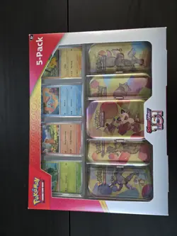 Pokemon TCG Scarlet & Violet 151 5 Mini Tin Bundle (Costco Bundle) - Image 1