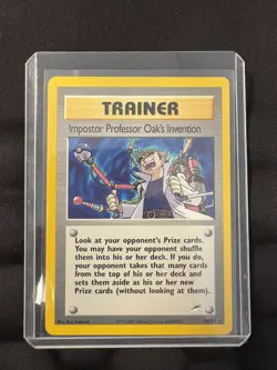 Pokemon TCG Imposter Professor Oak's Invention Neo Destiny94/105 Vintage Rare LP - Image 1