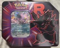 🔥 🚀 Pokemon Destined Rivals Team Rocket Tin - Nidoking EX 🚀🔥 - Image 1