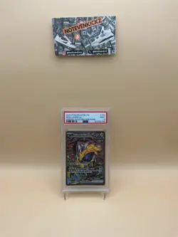 2025 POKEMON PRISMATIC EVOLUTIONS SPECIAL ILLUSTRATION RARE IRON HANDS EX PSA 9 - Image 2