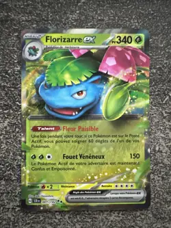 FLORIZARRE EX - POKEMON 001/142 EV7 SCR COURONNE STELLAIRE NEUF FR - Image 1