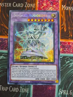 Yu-Gi-Oh! Invoked Augoeides MP21-EN064 Prismatic Secret Rare 1st Edition NM a1/ - Image 1
