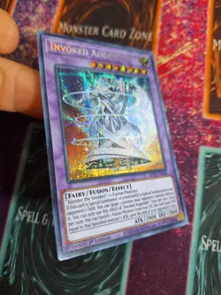 Yu-Gi-Oh! Invoked Augoeides MP21-EN064 Prismatic Secret Rare 1st Edition NM a1/ - Image 2
