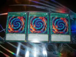 3x Polymerization 1st Edition Rare JUSH-EN014 Yu-Gi-Oh! - Image 1