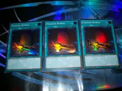 3x Foolish Burial 1st Edition Super Rare RA02-EN049 Yu-Gi-Oh! - Image 1