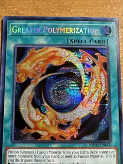 🔥Yugioh MP22-EN050 Greater Polymerization PRISMATIC SECRET RARE NM 1ST ED - Image 2