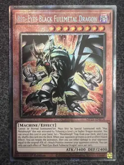 Yugioh Red-Eyes Black Fullmetal Dragon MP25-EN014 Starlight Rare 1st Edition NM - Image 1