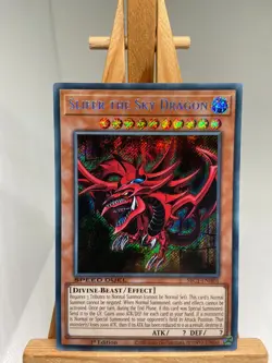 Slifer The Sky Dragon - Secret Rare 1st Edition SBC1-ENH01 - NM - YuGiOh - Image 1