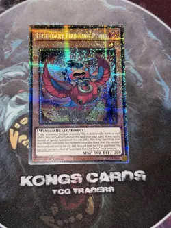 Yu-Gi-Oh MP25-EN048 Legendary Fire King Ponix Starlight Rare PREORDER - Image 1