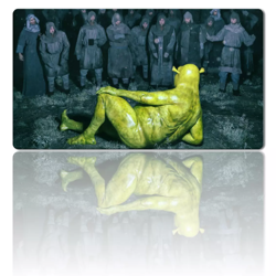 Shrek Trolling Meme | TCG playmat | Magic the Gathering | Yu-Gi-Oh | Pokemon TCG - Image 1
