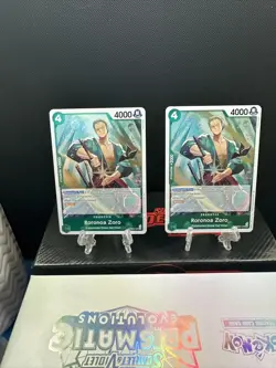 Roronoa Zoro PRB02-006 R ONE PIECE Card The Best 2 ONE PIECE Card Game Lot Of 2 - Image 1