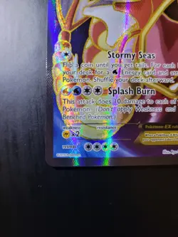 Pokemon Gyarados EX TCG Full Art Holo Ultra Rare Card 114/122 XY-Breakpoint NM - Image 3
