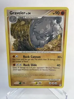Graveler 51/123 Diamond & Pearl Mysterious Treasures Uncommon Pokemon Card 2007 - Image 1