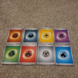 80 Basic Energy Cards Bundle Scarlet & Violet Pokemon [10 of each] - Image 1