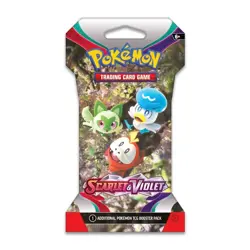 Scarlet & Violet Base Set Sleeved Booster Pack Pokemon Cards TCG New and Sealed - Image 3