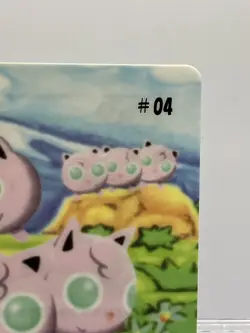 Jigglypuff #04 Bandai Sealdass Fancy Graffiti Promo Pokemon Card Japanese NM- - Image 5