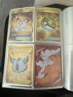 Pokemon Card Binder with Rare Cards Collectible Card Set - Image 2
