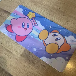 Kirby Kawaii Rubber Playmat Play Mat For Tcg Trading Card Game Large Mouse Pad - Image 1