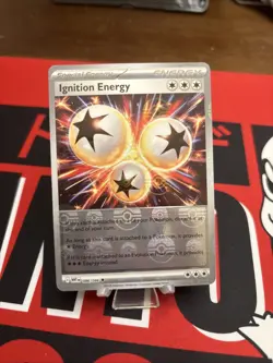 Pokemon Card TCG Ignition Energy White Flare Poke Ball Reverse Holo 086/086 - M - Image 1