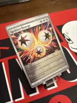 Pokemon Card TCG Ignition Energy White Flare Poke Ball Reverse Holo 086/086 - M - Image 2