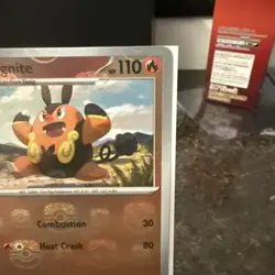 Pignite Master Ball Reverse Holo 012/086 White Flare Pokemon Card NM - Image 3