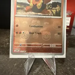 Pignite Master Ball Reverse Holo 012/086 White Flare Pokemon Card NM - Image 4