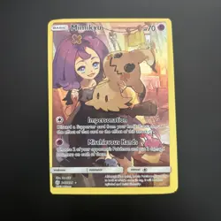 2019 Pokemon Card Sun & Moon Cosmic Eclipse Mimikyu 245/236 Secret Rare MISCUT - Image 1