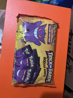 Nintendo Pokemon TCG BOOster Gengar Trick Or Trade Bundle 40 Packs 120 Cards New 820650850783 - Image 1