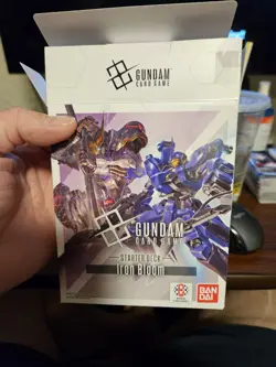 Gundam Card Game Starter Deck Iron Bloom ST05 - English, No promo card w/ extras - Image 4