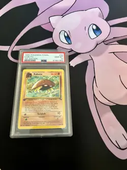 1999 Pokemon Fossil Card #50 Kabuto 1st Edition PSA 10 GEM MT - Image 1
